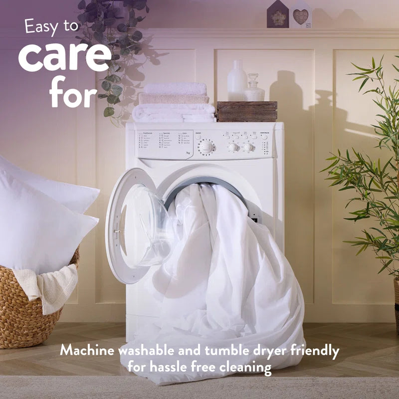 Feels like down 10.5 Tog All Year round Embossed Cover Machine Washable Duvet