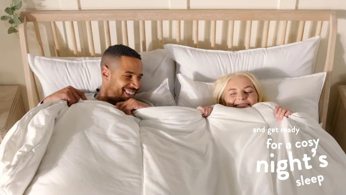 Feels like down 10.5 Tog All Year round Embossed Cover Machine Washable Duvet